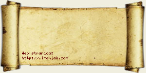 Jana Kažović vizit kartica